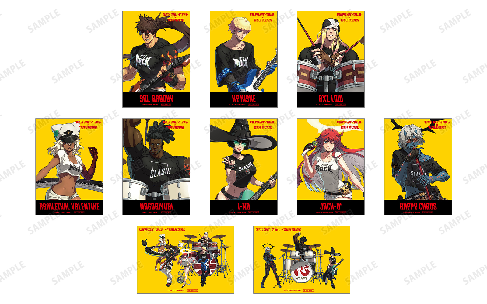 GUILTY GEAR™ -STRIVE- POP UP SHOP in TOWER RECORDS」の開催が決定